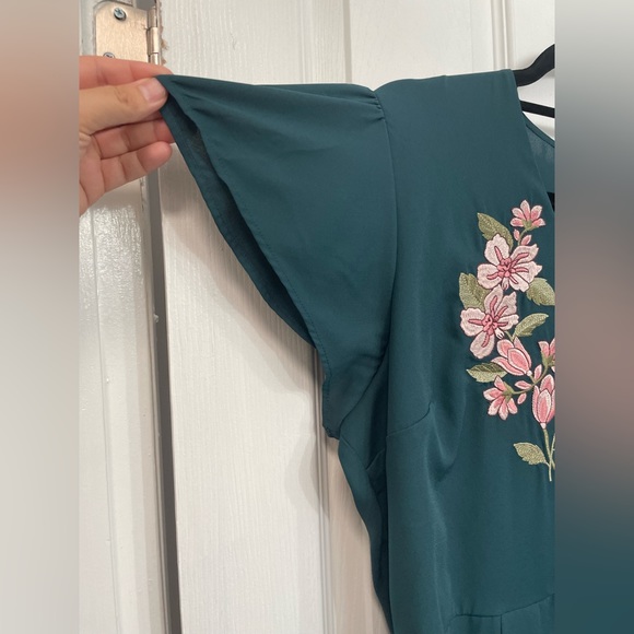 Green Plus Size (XXL) Xhilaration Fit & Flare Dress 👗 - Picture 6 of 13